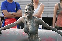 People & Humanity: dirty girls in mud