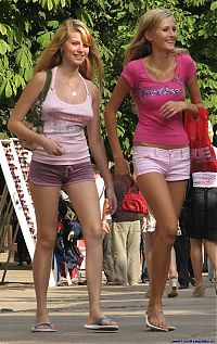 TopRq.com search results: two cute young blonde girls enjoying warm weather