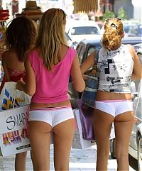 People & Humanity: young teen girls in tight panties