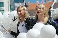 People & Humanity: Blondes parade weekend, Riga, Latvia