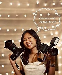 People & Humanity: girl with a camera