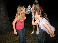 People & Humanity: girl with beer