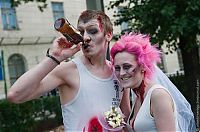 People & Humanity: Zombie wedding, Russia