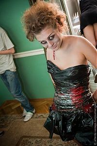 People & Humanity: Zombie wedding, Russia