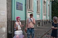 People & Humanity: Zombie wedding, Russia