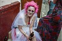 People & Humanity: Zombie wedding, Russia