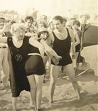 People & Humanity: History: Retro swimsuit