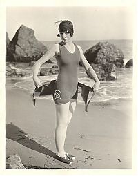 People & Humanity: History: Retro swimsuit