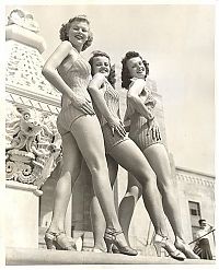 People & Humanity: History: Retro swimsuit