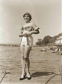 People & Humanity: History: Retro swimsuit