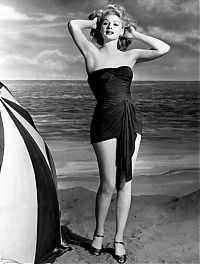 People & Humanity: History: Retro swimsuit