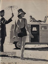 People & Humanity: History: Retro swimsuit