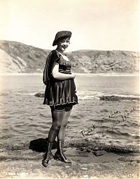 People & Humanity: History: Retro swimsuit