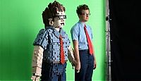 People & Humanity: 8-bit pixelated costume by Kiel Johnson & Klai Brown