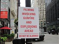 People & Humanity: Filming of Transformers 3',  Chicago, United States