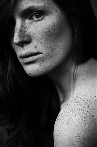 People & Humanity: freckled girl