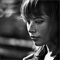 People & Humanity: freckled girl