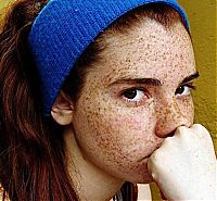 People & Humanity: freckled girl