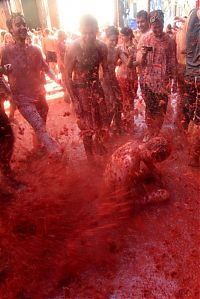 People & Humanity: La Tomatina 2010, Buñol, Valencia, Spain