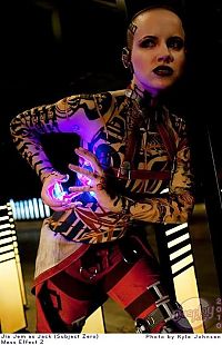 People & Humanity: Jia Jem wearing costume from Mass Effect 2