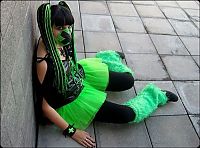 People & Humanity: cybergoth girl