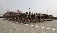 People & Humanity: Military parade, North Korea