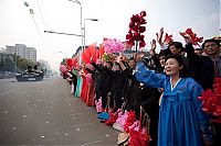 People & Humanity: Military parade, North Korea