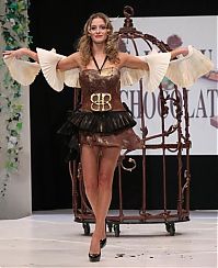 People & Humanity: Models of The Salon du Chocolat, Paris Chocolate Show