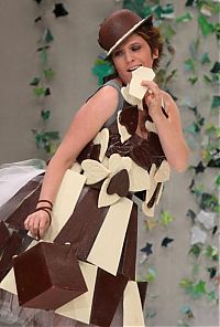 People & Humanity: Models of The Salon du Chocolat, Paris Chocolate Show