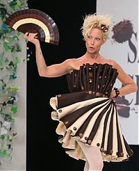 People & Humanity: Models of The Salon du Chocolat, Paris Chocolate Show