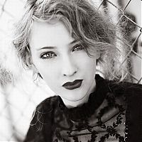 People & Humanity: black and white glamour girl