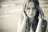 People & Humanity: black and white glamour girl