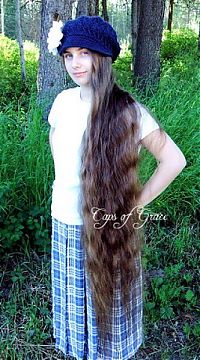 People & Humanity: long haired girl