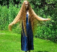 People & Humanity: long haired girl