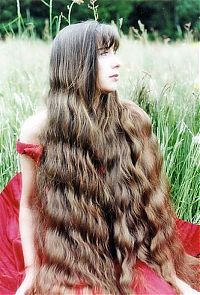 People & Humanity: long haired girl