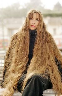 People & Humanity: long haired girl