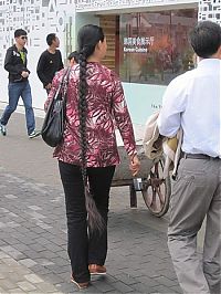 People & Humanity: long haired girl