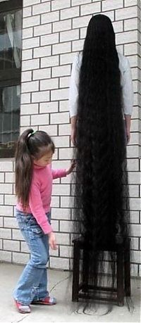 People & Humanity: long haired girl