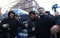 TopRq.com search results: Protesters clashes against Silvio Berlusconi, Rome, Italy