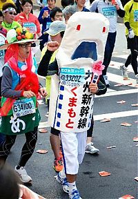 People & Humanity: Costumes at the 2011 Tokyo Marathon, Japan