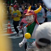 People & Humanity: Costumes at the 2011 Tokyo Marathon, Japan