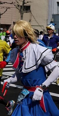 People & Humanity: Costumes at the 2011 Tokyo Marathon, Japan