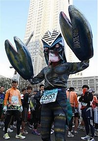 People & Humanity: Costumes at the 2011 Tokyo Marathon, Japan