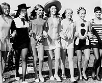 People & Humanity: retro history glamour miniskirt girls