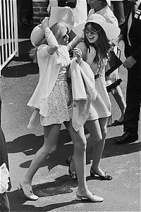 People & Humanity: retro history glamour miniskirt girls