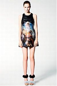 People & Humanity: Outer space motif dress by Christopher Kane