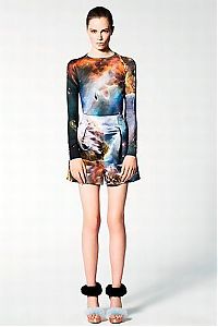 TopRq.com search results: Outer space motif dress by Christopher Kane