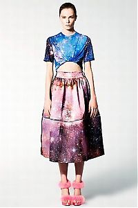 TopRq.com search results: Outer space motif dress by Christopher Kane