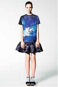 People & Humanity: Outer space motif dress by Christopher Kane