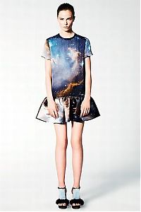 People & Humanity: Outer space motif dress by Christopher Kane
